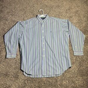 Ralph Lauren Blake Striped Button Up Shirt XL